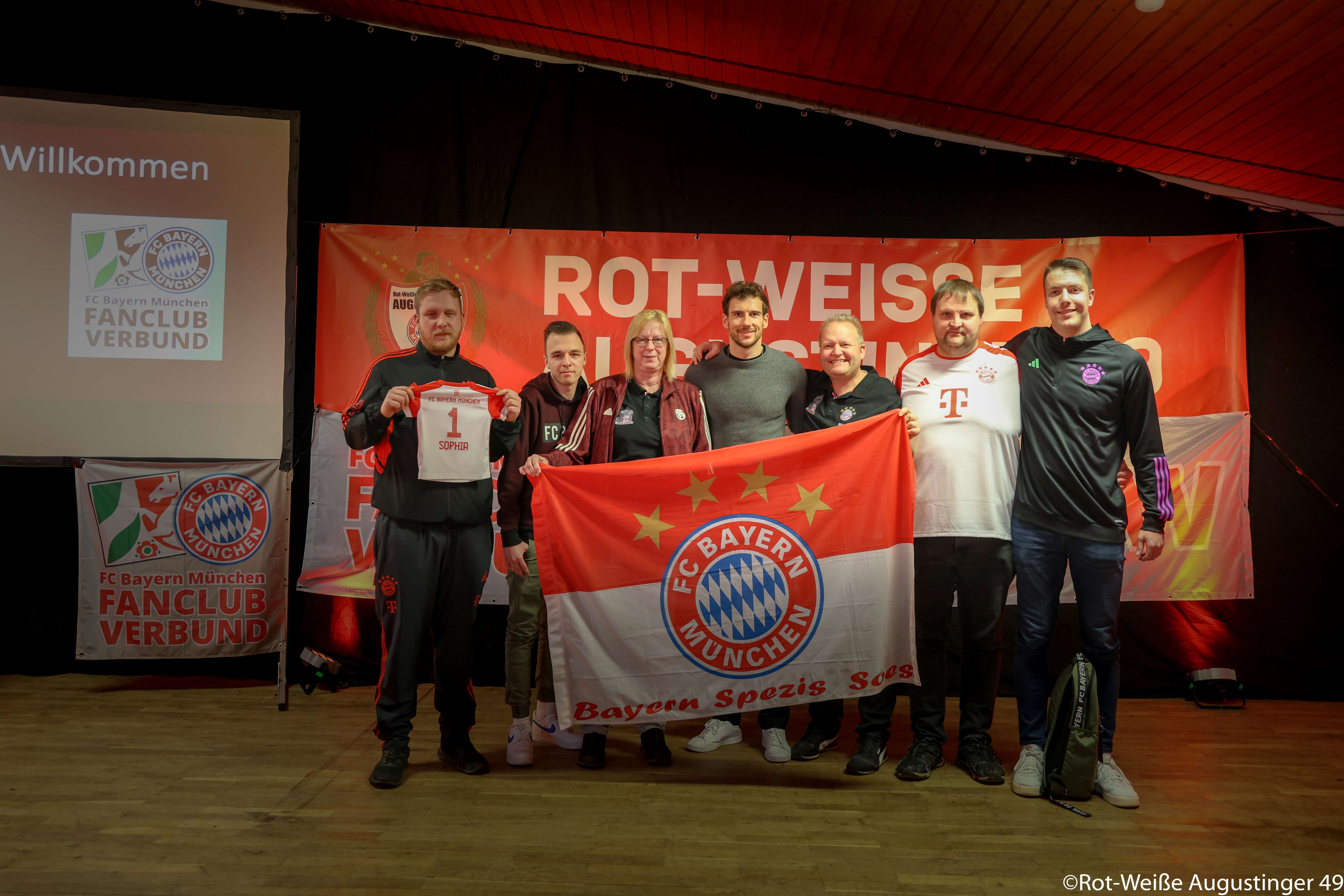 Rot Weiße Augustiner Neujahrsbesuch Leon Goretzka 175 von 246wir